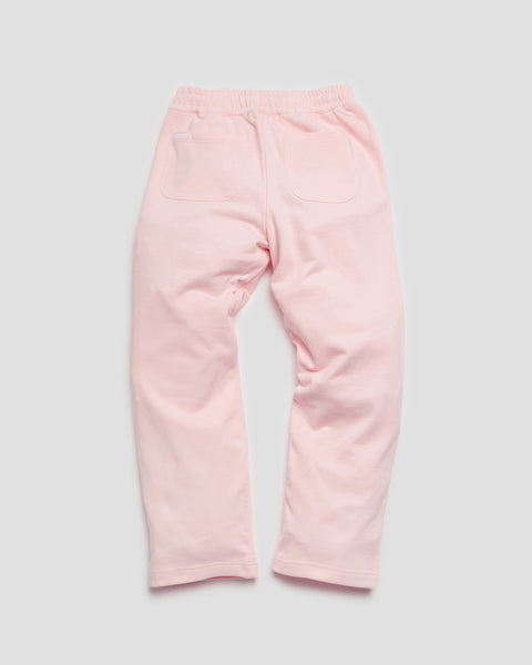 SIGNATURE PINK & WHITE PUFF JOGGERS
