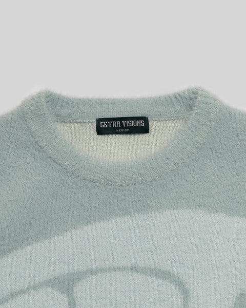 MELLOW BLUE FLUFFY SWEATER