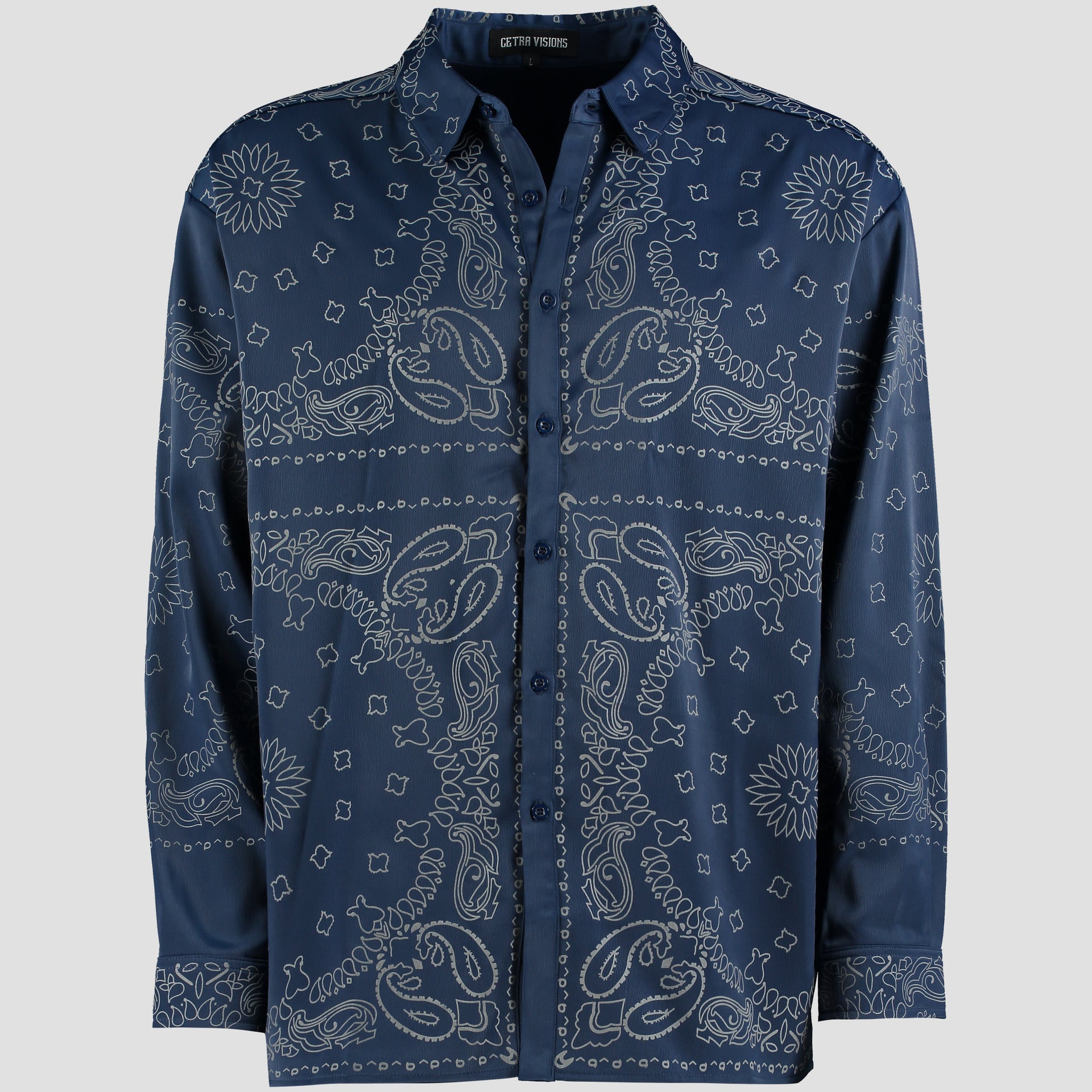 ROYAL BLUE 3M BANDANA SHIRT – Cetra Visions