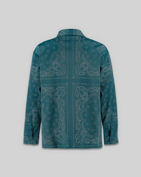 TEAL 3M BANDANA SHIRT