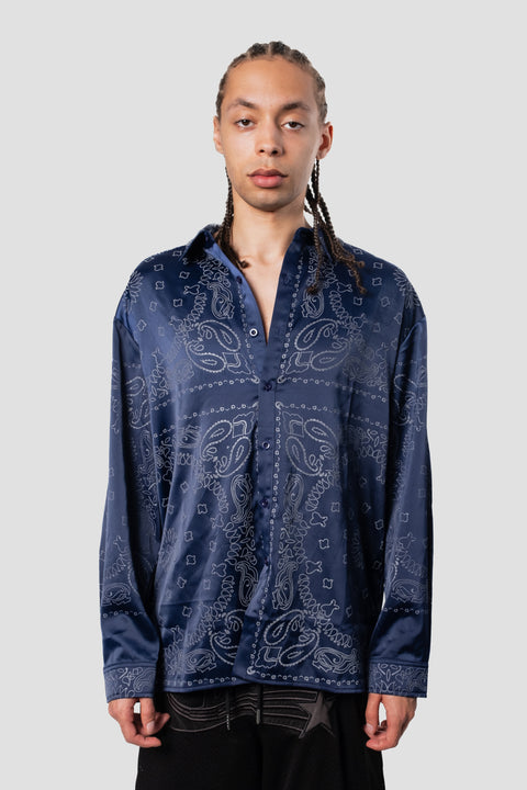 ROYAL BLUE 3M BANDANA SHIRT