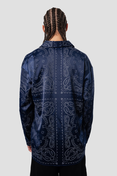 ROYAL BLUE 3M BANDANA SHIRT
