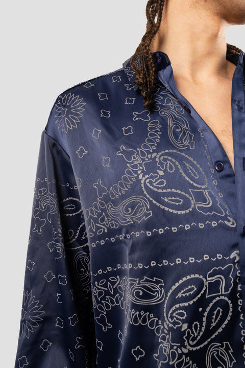ROYAL BLUE 3M BANDANA SHIRT