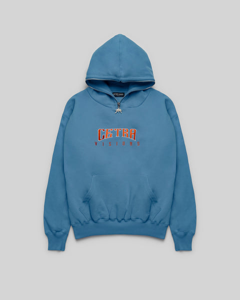 MARSH FRENCH BLUE FACE ZIP HOODIE