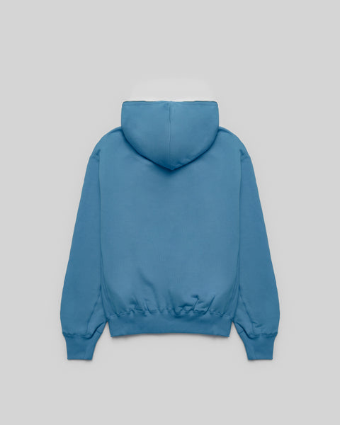 MARSH FRENCH BLUE FACE ZIP HOODIE
