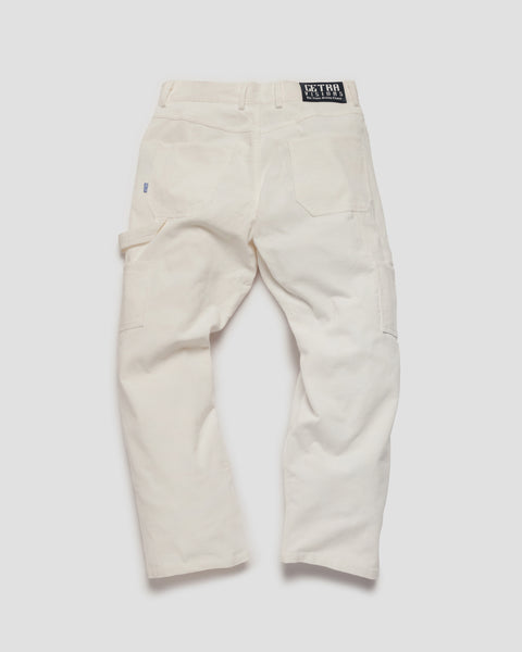 NILE CREAM WHITE CORDUROY TROUSERS