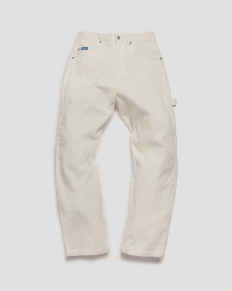 NILE CREAM WHITE CORDUROY TROUSERS
