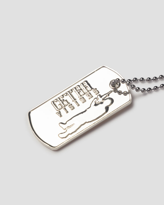 SILVER SOLDIER DOG TAG