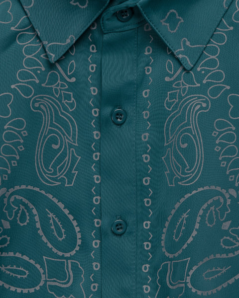 TEAL 3M BANDANA SHIRT