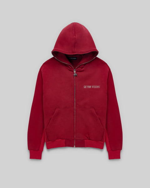 STONE RED 2-TONE KILO HOODIE