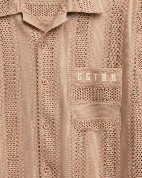 CHAMPAGNE KNIT SHIRT