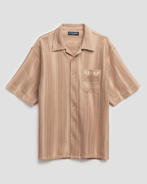 CHAMPAGNE KNIT SHIRT