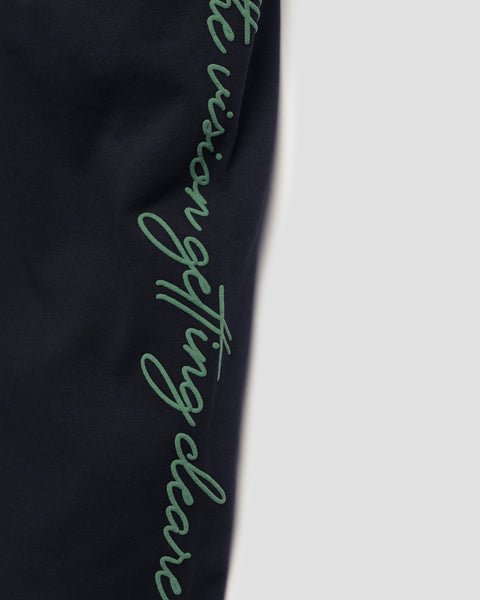 SIGNATURE BLACK & GREEN PUFF JOGGERS