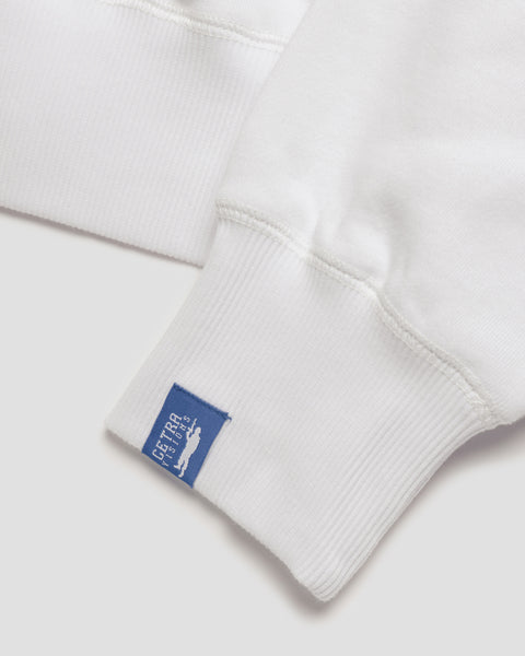 SIGNATURE WHITE & BLUE PUFF HOODIE