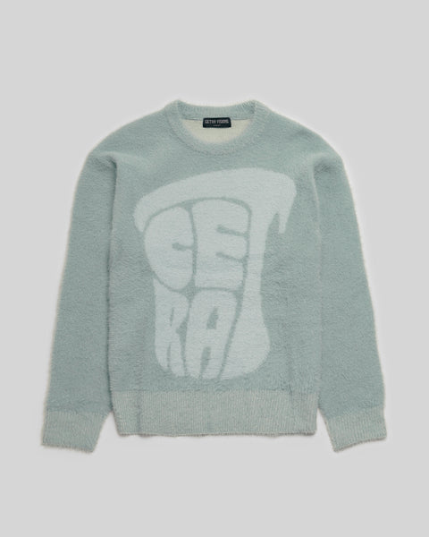 MELLOW BLUE FLUFFY SWEATER