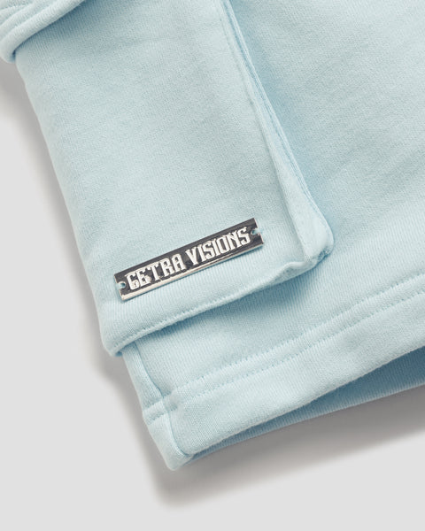 ICE BLUE CARGO SHORTS