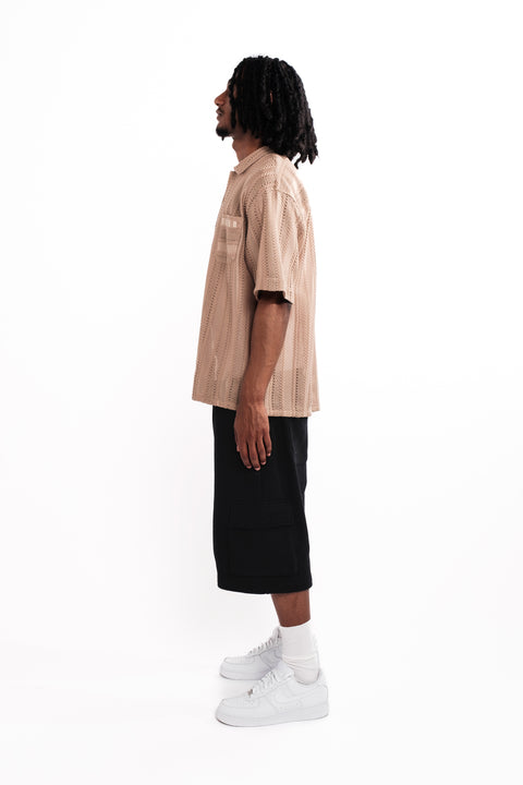 CHAMPAGNE KNIT SHIRT